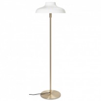 Rubn Bolero LED Table Lamp White Brass Medium