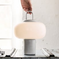 Astep Nox LED Portable Table Lamp Silver