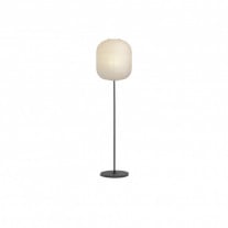 HAY Common Floor Lamp Soft Black Terrazzo Oblong
