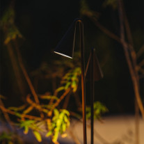 Close Up of Vibia Brisa LED Outdoor Floor Lamp