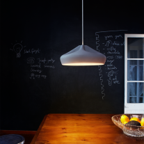 Grey Marset Pleat Box 36 Pendant in Kitchen