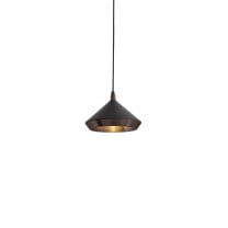 Bert Frank Shear Pendant Dark Bronze Black