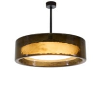 Marset Ringo LED Ceiling Light Fixed Stem 90 Dark Smoked 40