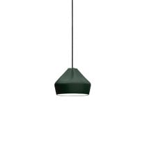 Marset Pleat Box 24 LED Pendant Dark Green White