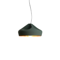 Marset Pleat Box 47 LED Pendant Dark Green Gold