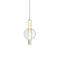 Marset Fragile 16 LED Pendant White - Sphere