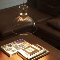 Flos Nocturne S LED Pendant Lifestyle Coffee Table