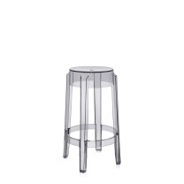 Kartell Charles Ghost Stool - Medium, Grey