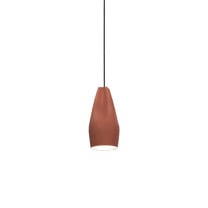 Marset Pleat Box Pendant Light - Teracotta White 13