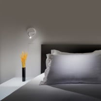 Marset Ledtube R LED Wall Light Lifestyle Bedroom Left
