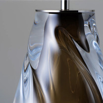 Porta Romana Lava Table Lamp Olive Close Up