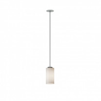 Santa & Cole Cirio Simple LED Pendant Opal Glass White Built-in Canopy