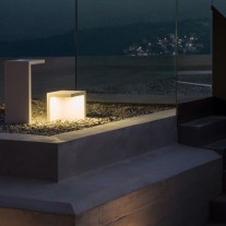 Vibia Empty 4135 and Empty 4136 Outdoor LED Floor Lamp 