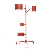 Moooi Statistocrat Floor Lamp LED Vermillion