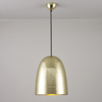 Original BTC Stanley Pendant Hammered Brass Large