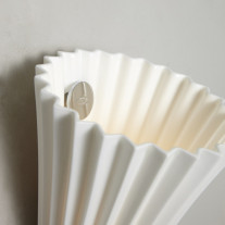 Original BTC Hector Pleat Portable Wall Light Medium Shade Detail