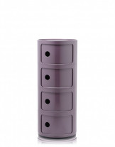 Kartell Componibili Storage Unit 4 tier unit purple