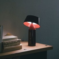 Marset Bicoca Portable LED Table Lamp Red Wine