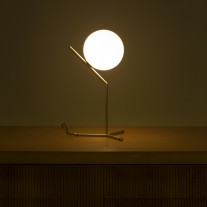 Flos IC T1 High Table Lamp Brass