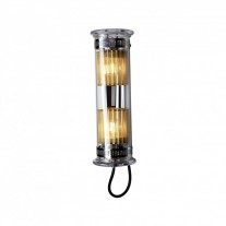 DCW éditions In The Tube 100-350 Wall Light Gold Diffusers / Silver Reflector / Transparent Stoppers