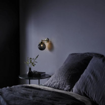 Original BTC Mini Globe Wall Light In Situ