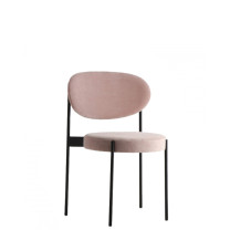 Verpan Series 430 Chair - Pink Black Frame