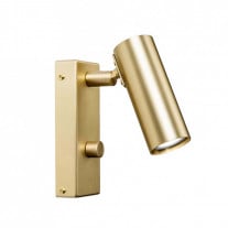 Orsjo Puck Wall Light in Brass (Hard Wired)