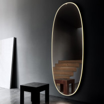 Flos La Plus Belle LED Mirror Polished Bronze