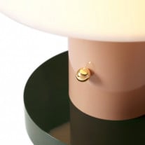 &Tradition Setago Table Lamp in Nude & Forest