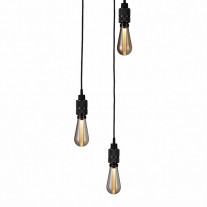 Buster + Punch Hooked 3.0 Nude Pendant Chandelier - Smoked Bronze with Gold Bulb