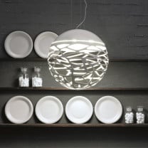 Lodes Kelly Sphere Pendant White