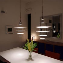 Aluminium, 425, Louis Poulsen Enigma Pendant Lights
