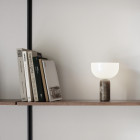 New Works Kizu LED Portable Table Lamp Gris du Marais