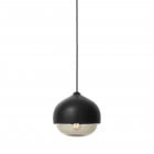 Mater Terho Pendant Light Black Satin Transparent Medium 