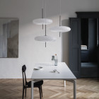 Astep Model 2065 Pendant White Shade with White Cable