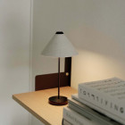 New Works Brolly Portable LED Table Lamp - Linen