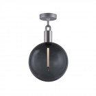 Buster + Punch Forked Globe Ceiling Light (Steel Smoked - Large)