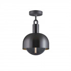 Buster + Punch Forked Globe & Shade Ceiling Light (Medium - Gun Metal Smoked)