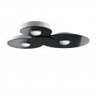 Lodes Bugia LED Ceiling/Wall Light - Triple, Black