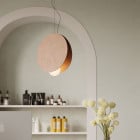 Small Corten Fabbian Akoya LED Pendant