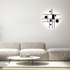 Black Axolight Manifesto LED Ceiling/Wall Light in Living Room