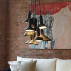 Established & Sons Torch Bunch Suspension S10 Above Sofa