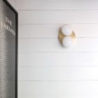 SkLO Dot 2x Wall/ Ceiling Light - White/ White on Wall