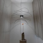 Axolight Hoops LED Suspension Black 6 in Gallery