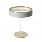 Santa & Cole Sin L Table Lamp White with White Aluminium Shade