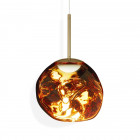 Tom Dixon Mini Melt Pendant LED Gold On