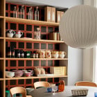 HAY Nelson Ball Bubble Pendant Above Dining Table