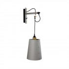 Buster + Punch Hooked Wall Light - Large, Stone & Brass
