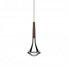 Lodes Rain LED Pendant Chrome Structure/Coppery Bronze