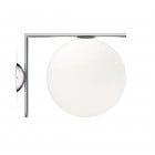 Flos IC Outdoor Wall/Ceiling Light C/W2 Brushed Stainless Steel